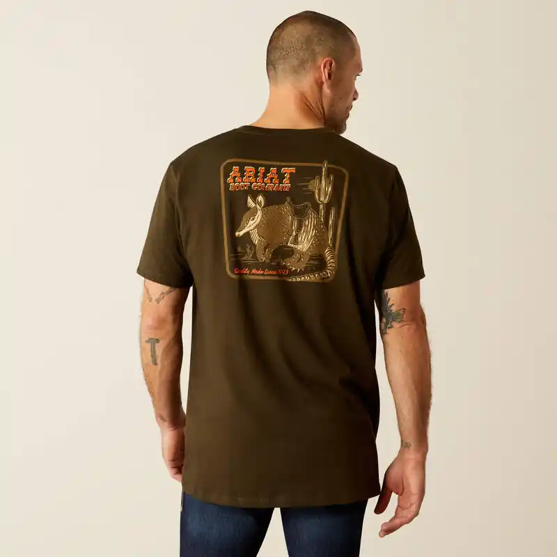 Armadillo Short Sleeve Tee Shirt by Ariat