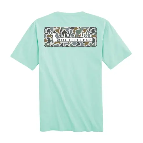 Youth Localflage Bluff Plate Short Sleeve Shirt by Local Boy Outfitters