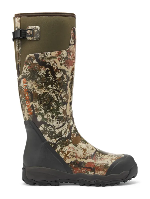 18 Inch First Lite Specter Camo Alphaburly Pro Rubber Boots by Lacrosse Footwear