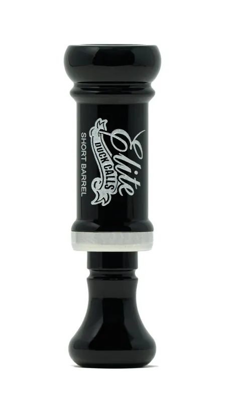 Arcylic Short Barrel Butcher Cutdown Single Reed Duck Call by Elite Duck Calls