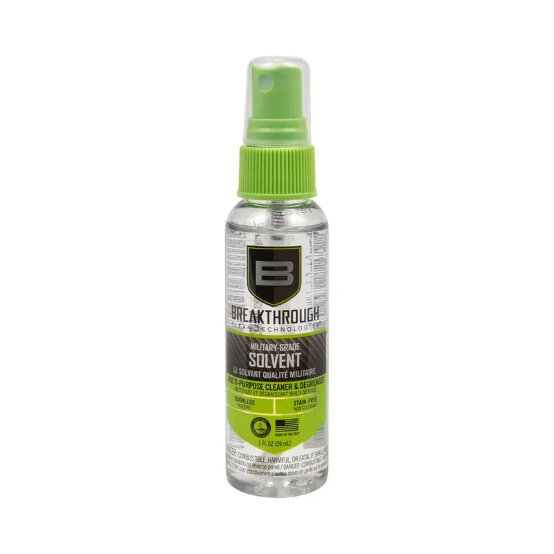 Allen 2 oz Clear Military Grade Solvent Bottle by Breakthrough