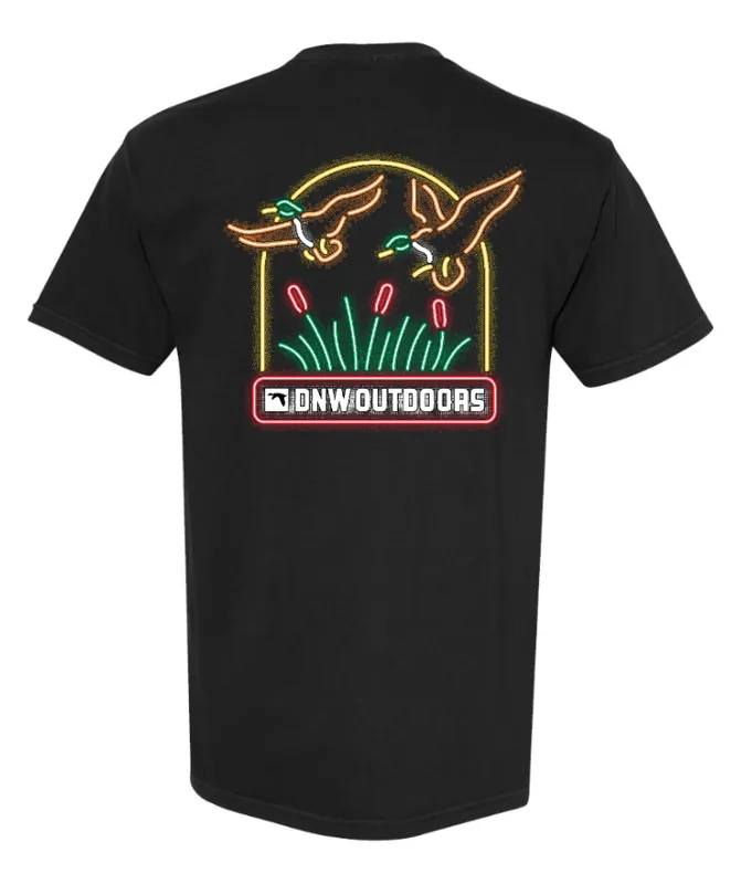 Neon Ducks DNW Outdoors Logo Short Sleeve Tee Shirt