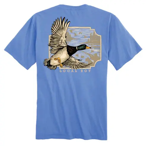 Youth Greenhead Flight Short Sleeve Tee Shirt by Local Boy Outfitters