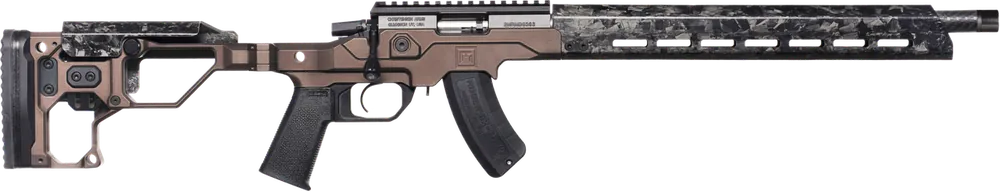 Christensen Modern Precision Rifle 22 LR in Desert Brown Cerakote Finish
