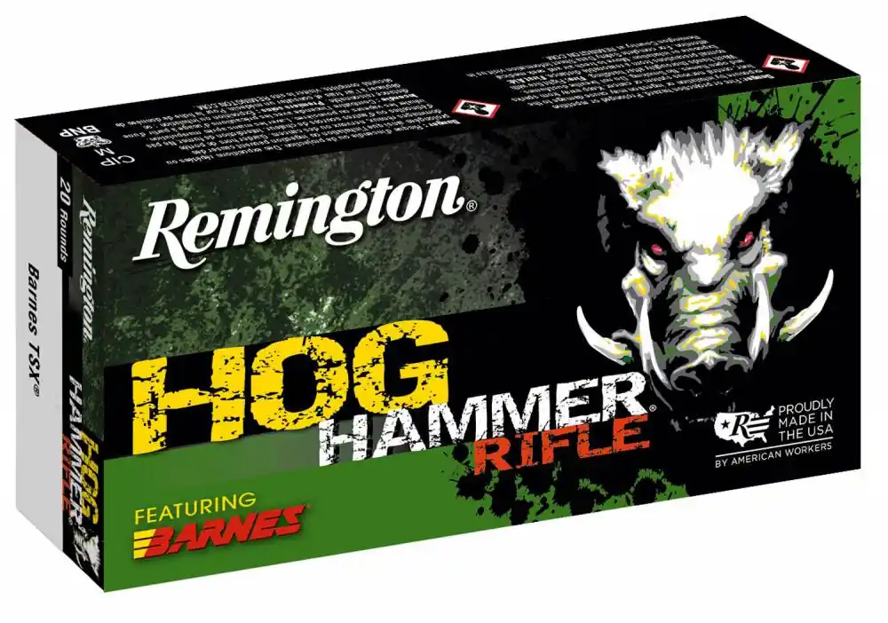 Remington Hog Hammer 2,469 fps 45-70 Government 300 Grain Triple Shock X Flat Nose Rifle Ammunition