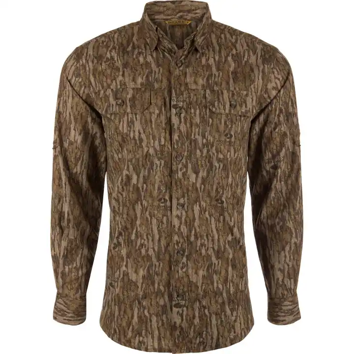 Men‘s EST Wingshooter Trey Long Sleeve Button Up Shirt by Drake