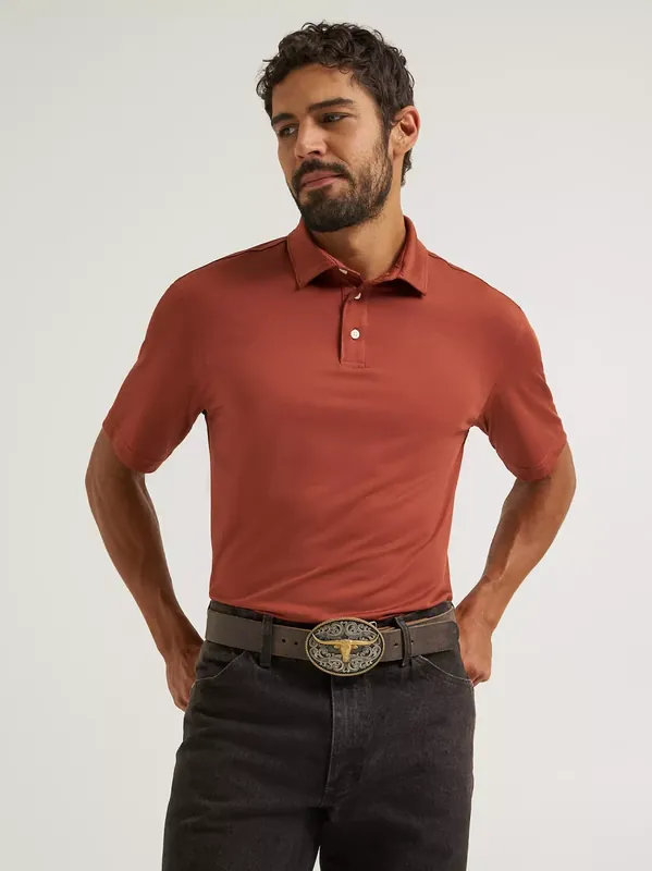 Performance Polo Shirt Sequoia by Wrangler