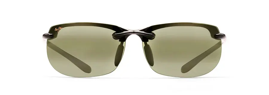 Banyans Gloss Black Frames with Maui HT Lenses by Maui Jim