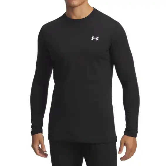 Men‘s Black Long Sleeve Crew Baselayer 3.0 by Under Armour