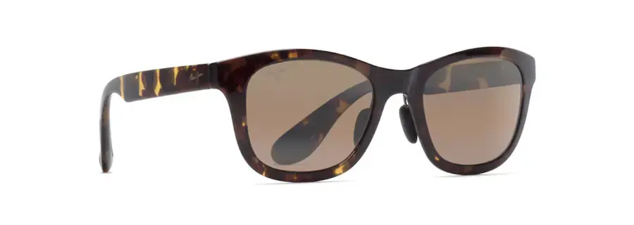 Hana Bay Sunglasses with Tokyo Tortoise Frame and HCL® Bronze Lens by Maui Jim