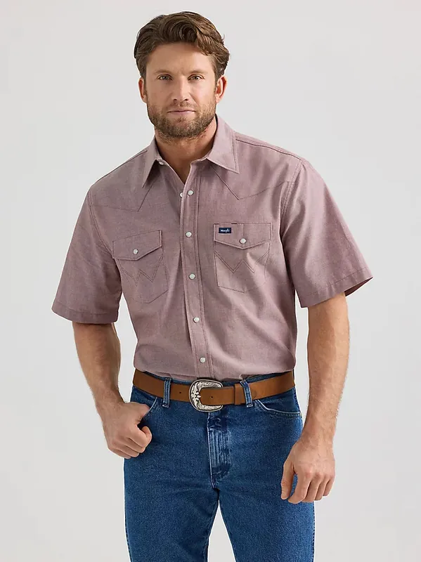 Western Short Sleeve Workshirt by Wrangler