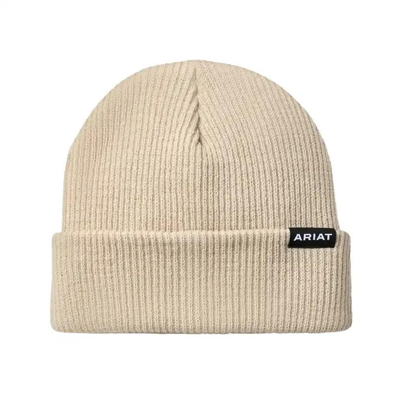 Adult Unisex Stone Rebar Ribbed Beanie by Ariat