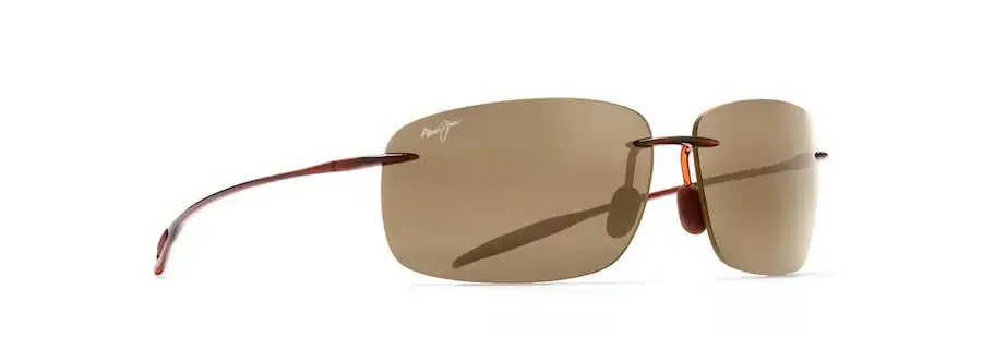 Breakwall Polarized Sunglasses with Rootbeer Frames and HCL Bronze Lenses by Maui Jim