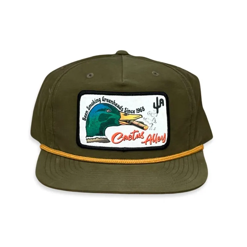 Greenheads Cap in Green with Yellow by Cactus Alley