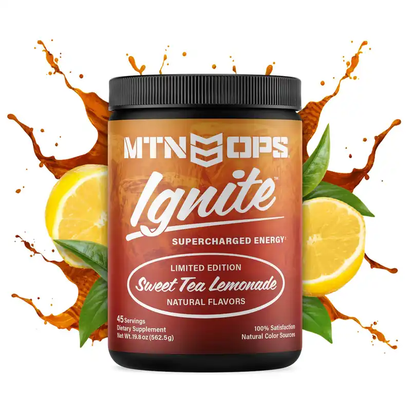 Ignite Sweet Tea Lemonade 45 Serving Tube by MTN Ops