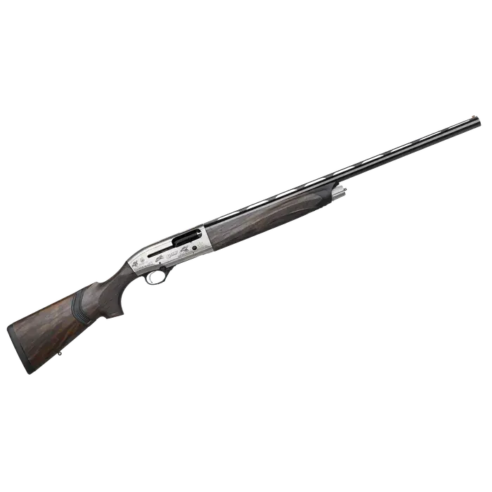 A400 Upland 28 Gauge Shotgun 3 Inch Chamber 28 Inch Barrel with Engraved Nickel Receiver in Xtra Grain Walnut Kick-Off Stock by Beretta