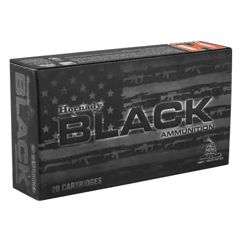 Hornady Black 2,850 fps 308 Winchester 155 Grain A Max Rifle Ammunition