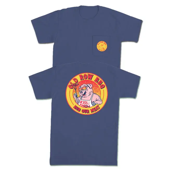 Rub Our Meat Short Sleeve Pocket Tee Shirt by Old Row