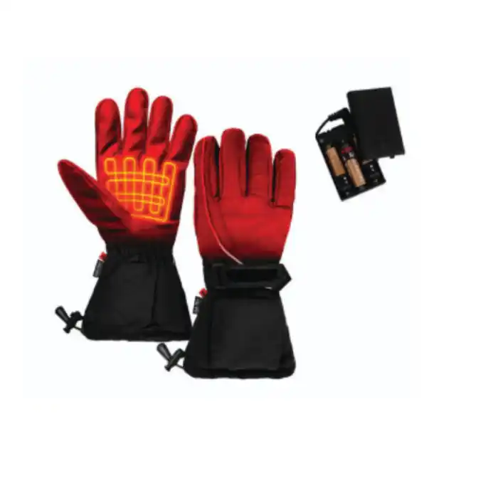 Adult Heated Fleece Waterproof Wind Block Gloves by World Famous Sports