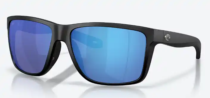 Broadbill II XL Sunglasses with Matte Black Frames and 580G Blue Mirror Lenses by Costa Del Mar