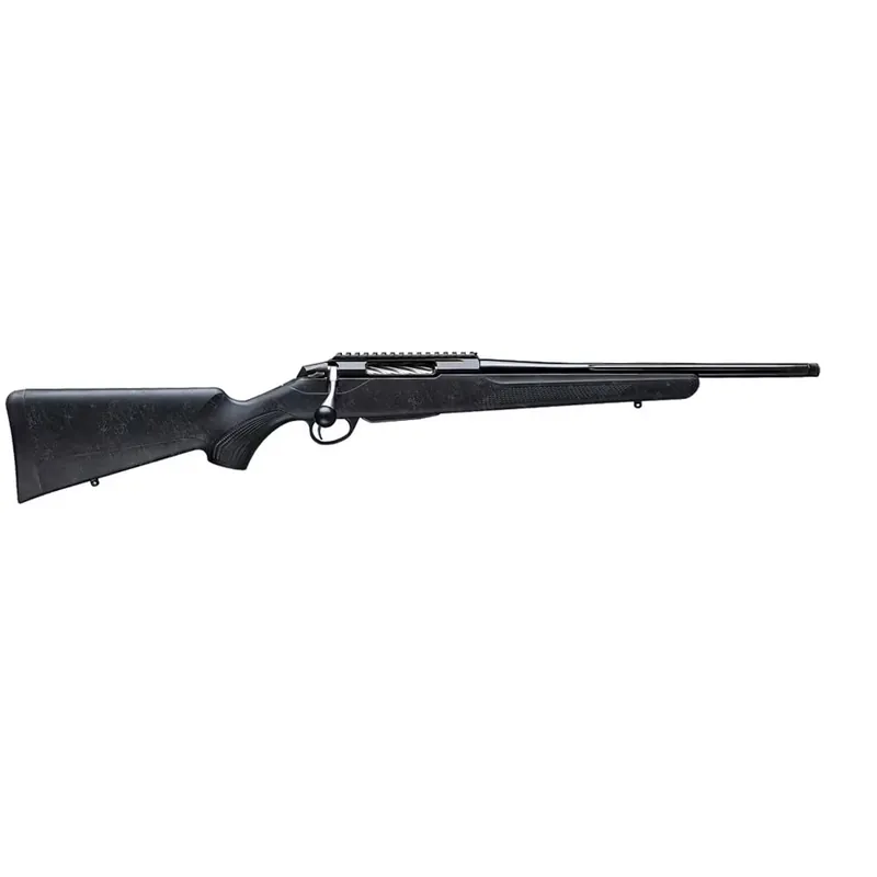 T3X Roughtech Ranch .350 Legend Bolt Action Rifle Spiral Fluted Bolt with 16 Inch Threaded Barrel in Black Synthetic Stock by Tikka