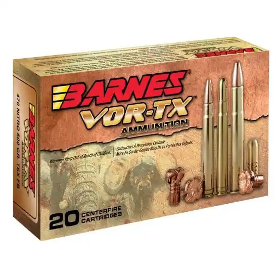 Barnes Vor-Tx 3,830 fps 25-250 Remington 50 Grain Triple Shock Expanding Flat Base Rifle Ammunition