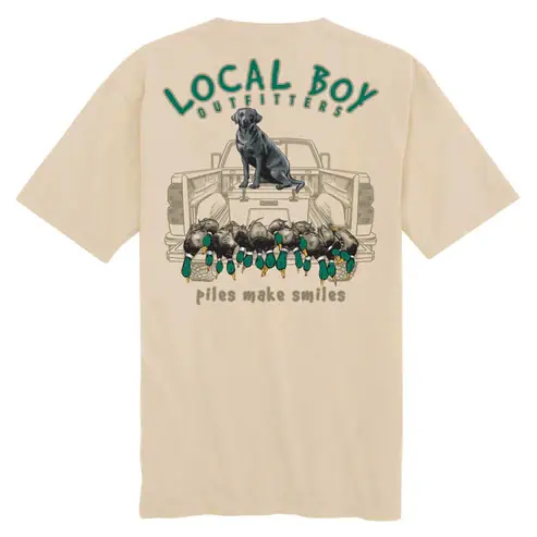 Piles Make Smiles Short Sleeve Tee Shirt by Local Boy Outfitters