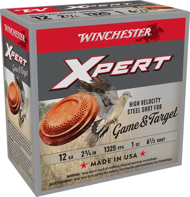 Winchester Xpert 1325fps 12 Gauge 2-3/4" 1-1/8oz 3 Shot Steel Shot Shotgun Ammunition