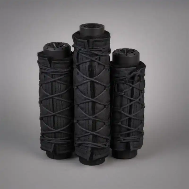 6 Inch Corset Suppressor Cover in Black by SilencerCo