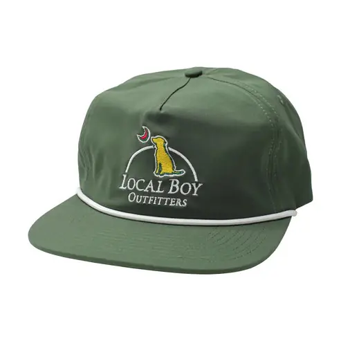 Fairway Low Profile Rope Hat in Olive by Local Boy Outfitters