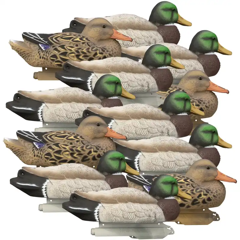 12 Pack Standard Filler Mallard Duck Decoys by Higdon Outdoors