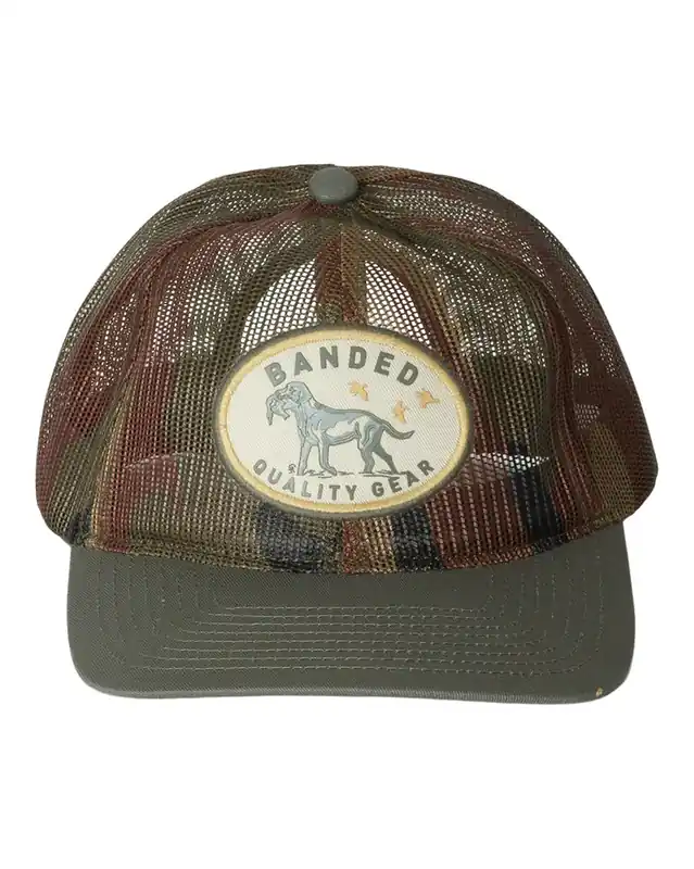 Adult Split Panel Scout Mesh Snapback Hat by Banded