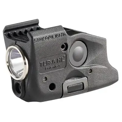 Matte Black TLR-6 HL 300 Lumen Glock Rail Light Mount by Streamlight