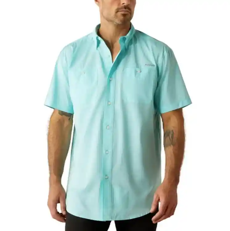 360 Airflow Short Sleeve Shirt in Blue Radiance by Ariat