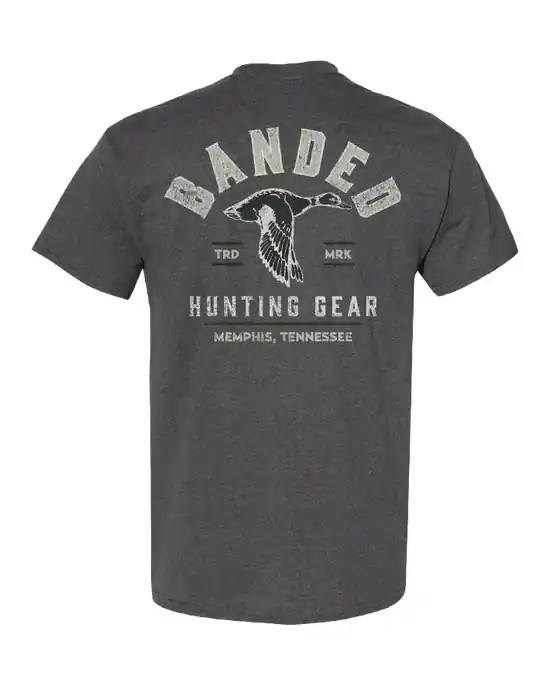 Charcoal Duck Short Sleeve Tee Shirt by Banded