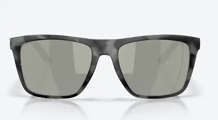 Mainsail XL Sunglasses with Matte Tiger Shark Frames and 580G Gray Silver Lenses by Costa Del Mar
