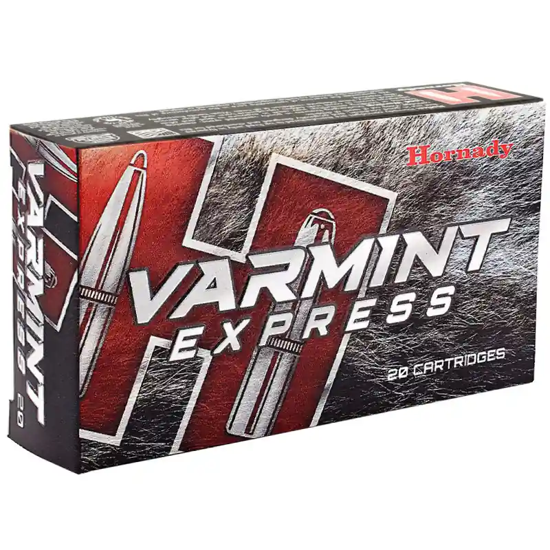 Hornady Varmint Express 3,680 fps 22-250 Remington 55 Grain V-Max Rifle Ammunition