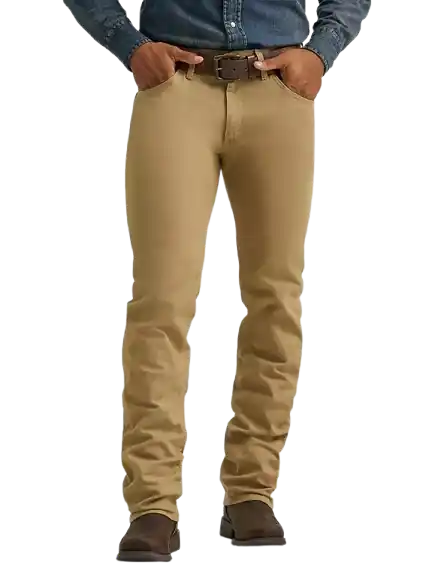 Premium Performance Tough Comfort Cowboy Cut Slim Fit Canvas Jeans by Wrangler