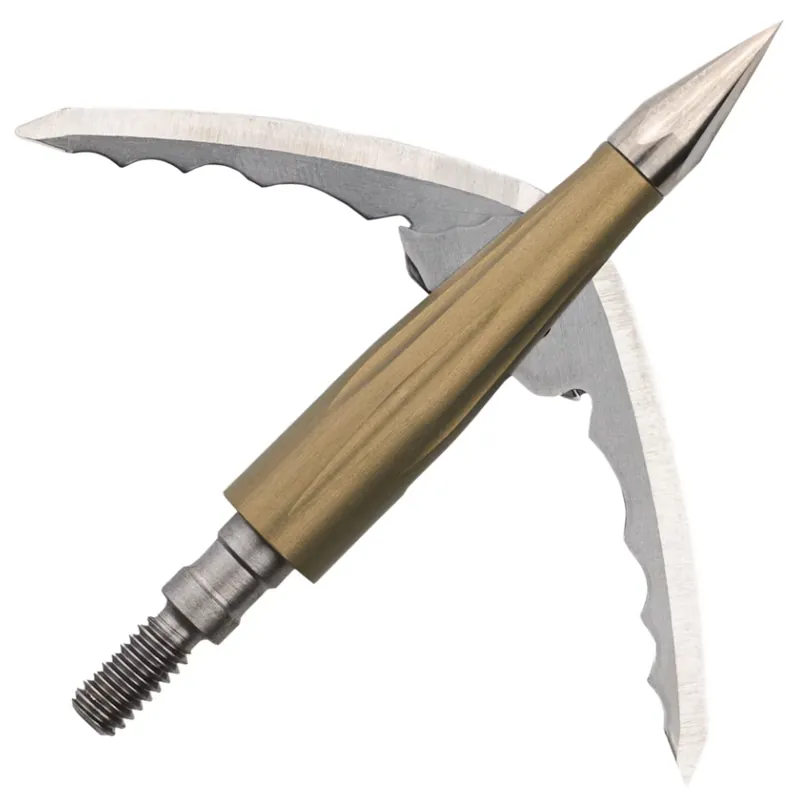 Beast 2.3 Inch Cut 100gr 2 Fixed Blade Broadhead by Bowmar