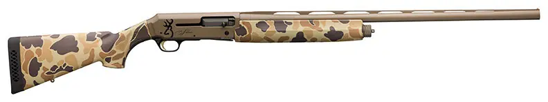 Silver Field 12 Gauge Shotgun 3-1/2 Inch Chamber 28 Inch FDE Barrel with Vintage Tan Stock and Forearm by Browning