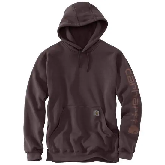 Men‘s Relaxed Fit Midweight Garment Dyed French Terry Graphic Hooded Sweatshirt by Carhartt