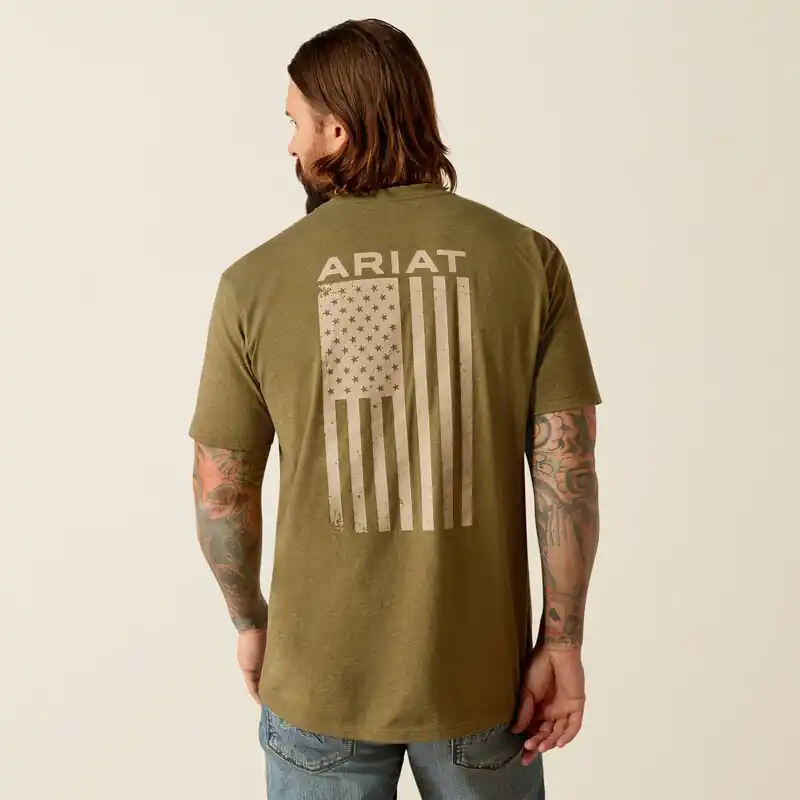 Freedom Military Heather Short Sleeve Tee by Ariat