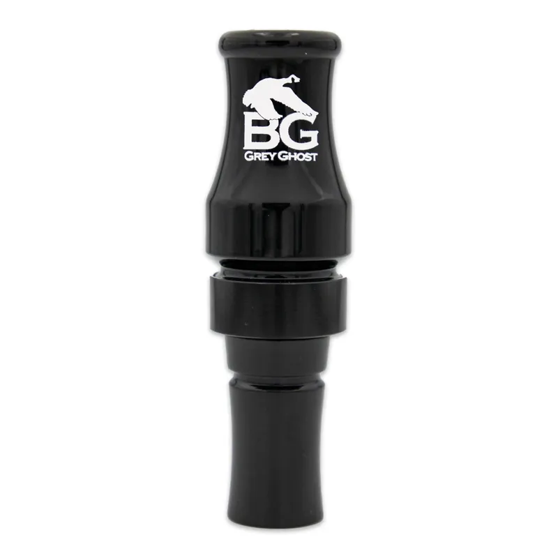Blackout Poly Grey Ghost Canada Goose Call by Buck Gardner