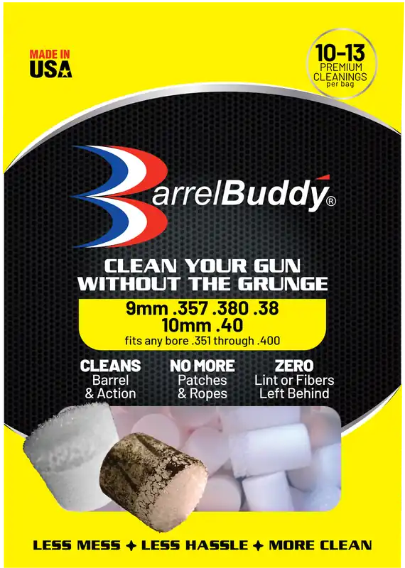 35 Pack Yellow Barrel Cleaning Barrel Buddy‘s by Barrel Buddy
