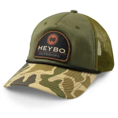 Felt Patch Hat in Olive by Heybo