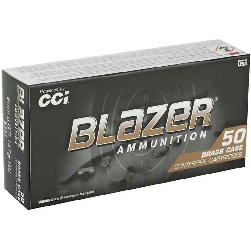 Blazer 950 fps 9mm Luger 147 Grain Full Metal Jacket Handgun Ammunition