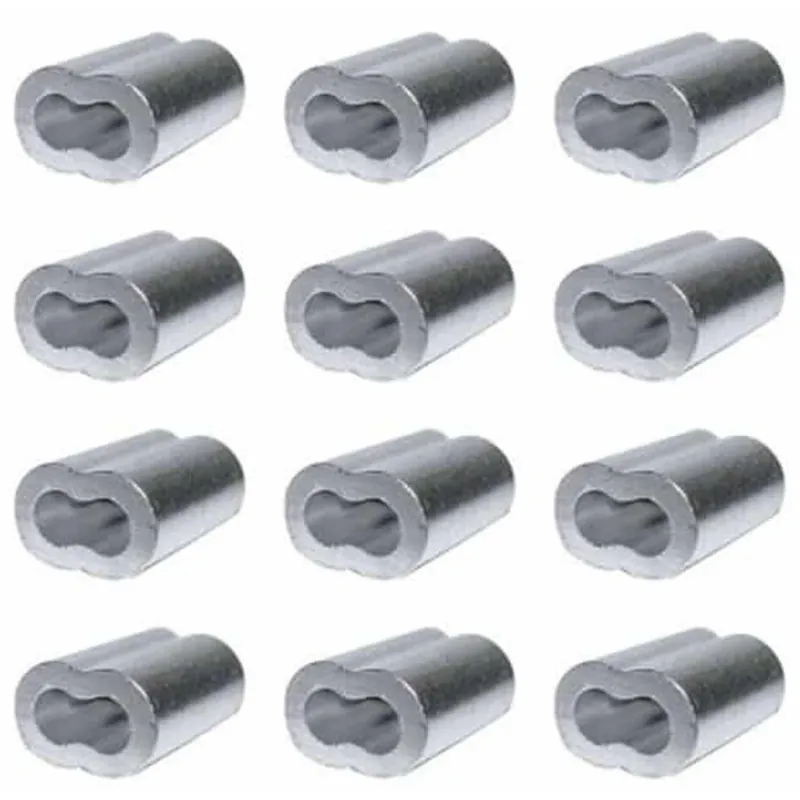 1 Dozen Aluminum Ferrules/Crimps by Heyday