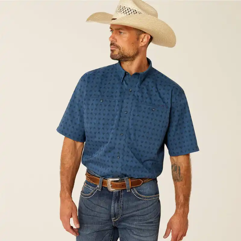 360 Airflow Short Sleeve Shirt Ensign by Ariat