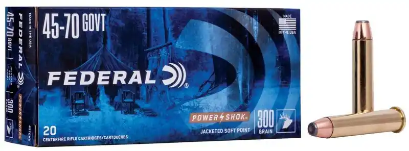 Power-Shok Rifle, 45-70 Government, 300 Grain, Jacketed Soft Point, 1850 fps