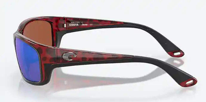 Jose Sunglasses with Tortoise Frames and 580P Green Mirror Lenses by Costa Del Mar
